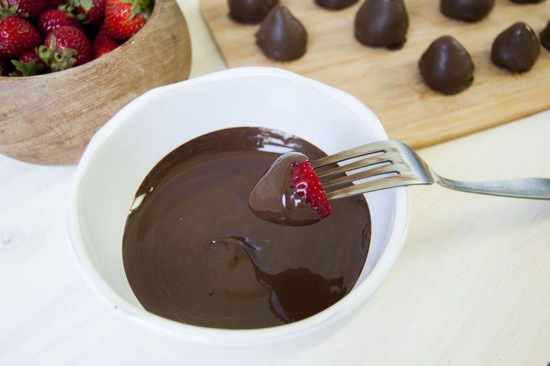 Chocolate Covered Strawberry Witch Hat