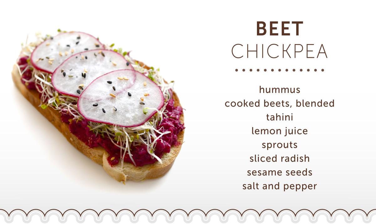 sb toast beet chickpea