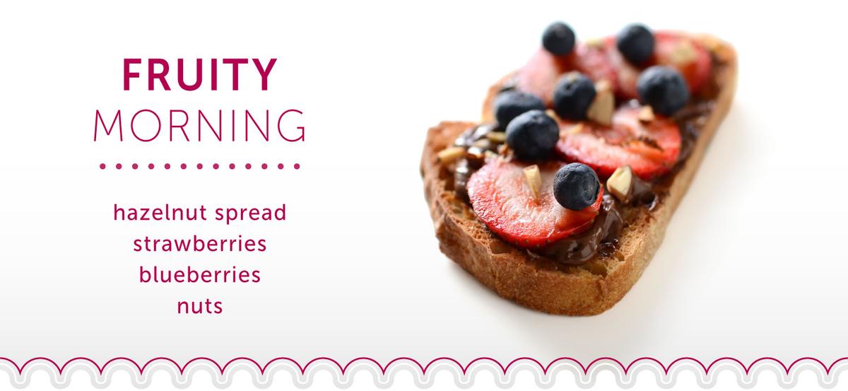 sb toast fruity morning