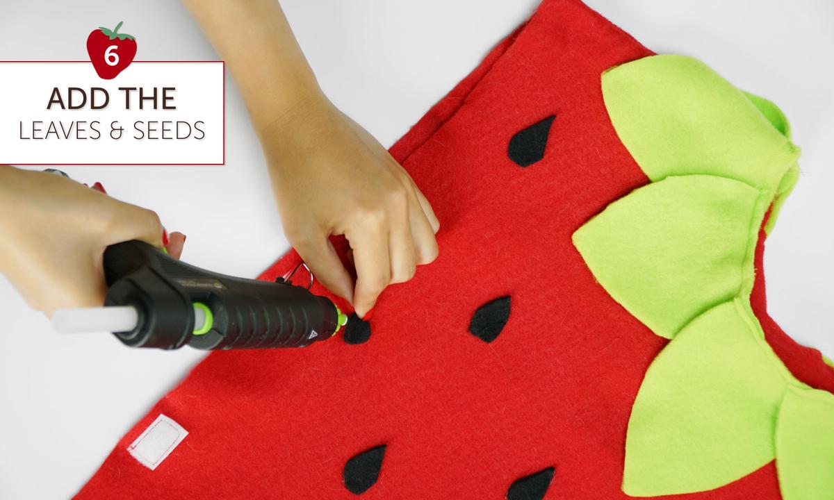 DIY Strawberry Costumes for the Whole Family