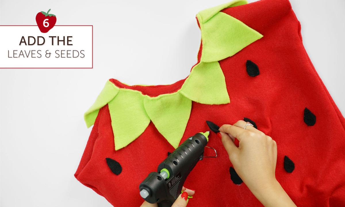 DIY Strawberry Costumes for the Whole Family