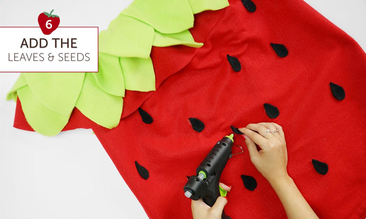 DIY Strawberry Costumes for the Whole Family